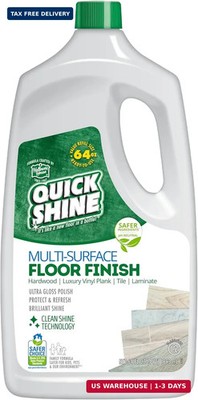 Quick Shine Multi Surface Floor Finish 64oz | Cleaner & Polish to use on Hardwoo