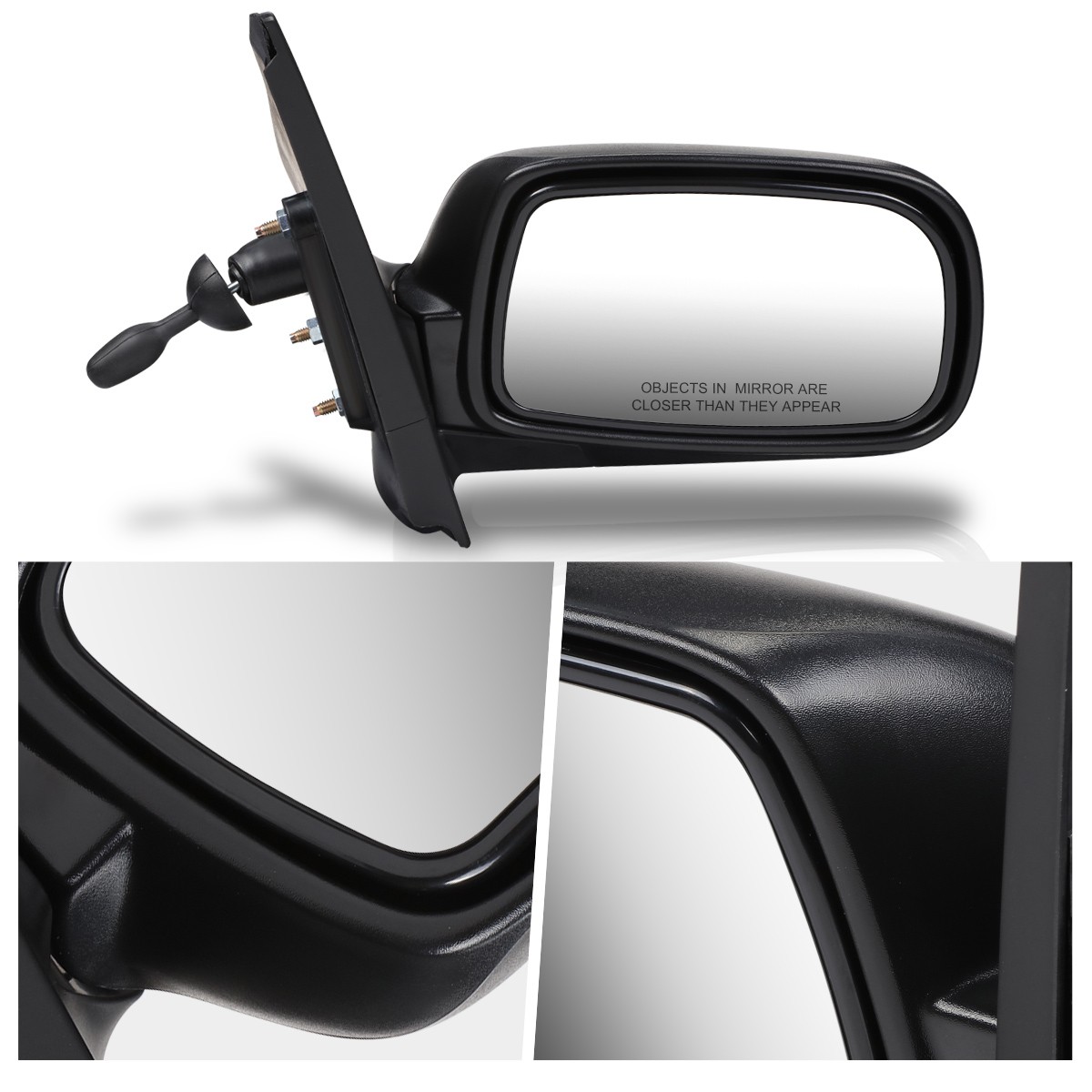 Passenger Side Manual Adjustment Rear View Door Mirror for 00-05