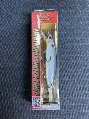 Lucky Craft pointer 110SP 4 1/2   1/2oz suspending Pearl Threadfin Shad.