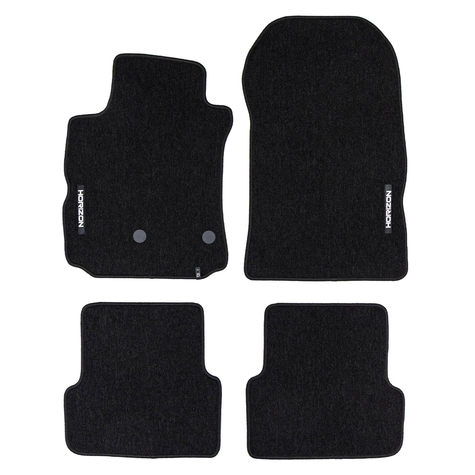 Tapis de sol voiture Renault Grand Modus antidérapants en velours noir