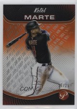 2024 Topps Pristine Production Orange Refractor 16/25 Ketel Marte #PP-11 04at