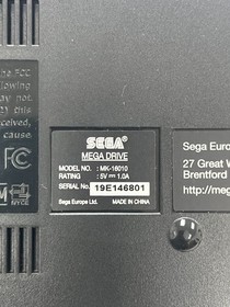 SEGA Mega Drive Mini Classic Console 16-Bit 40 Classic Games MK-16010 *FAULTY*