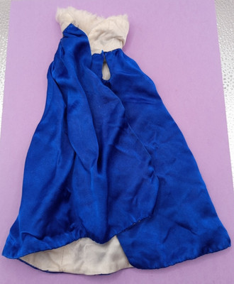 1960s Vintage Barbie #1617 Midnight Blue Coat Cape