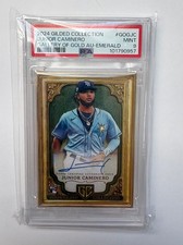 2024 Junior Caminero Topps Gilded Gallery Of GoldRC Auto /25 Psa9