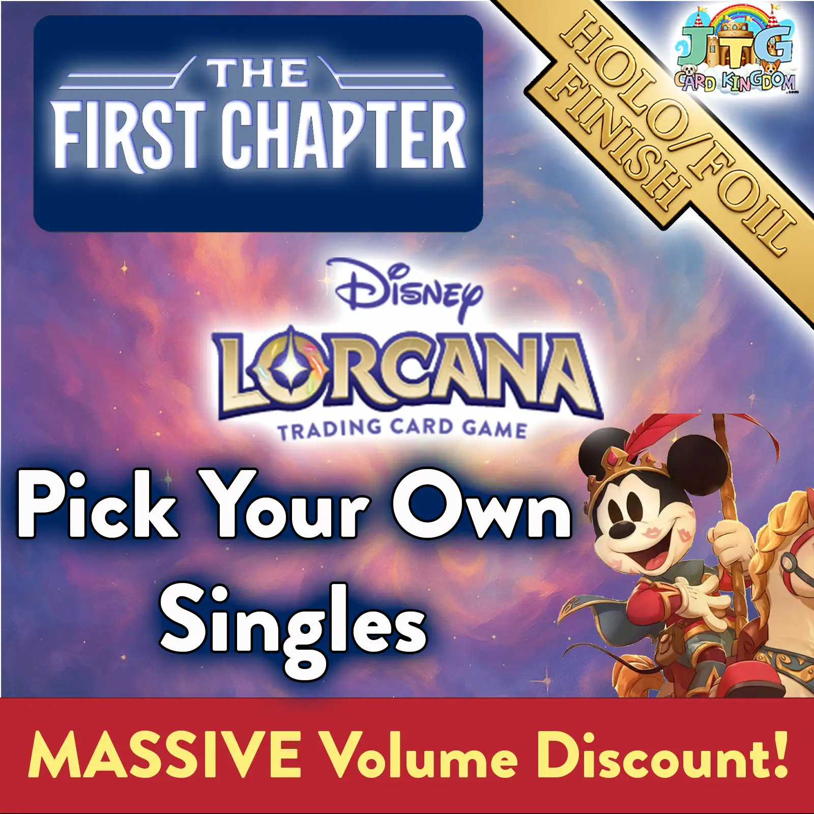 Up to 35% off!💥Lorcana - The First Chapter: Foil Singles💥