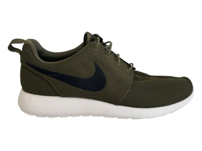 Nike Roshe One Run Iguana Olive Green Athletic Shoes 511881 201 Size 12