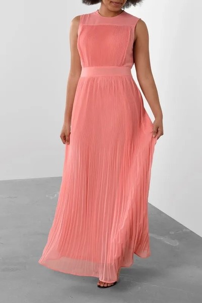 Women STOCKH LM Dress Peach Polyester 36
