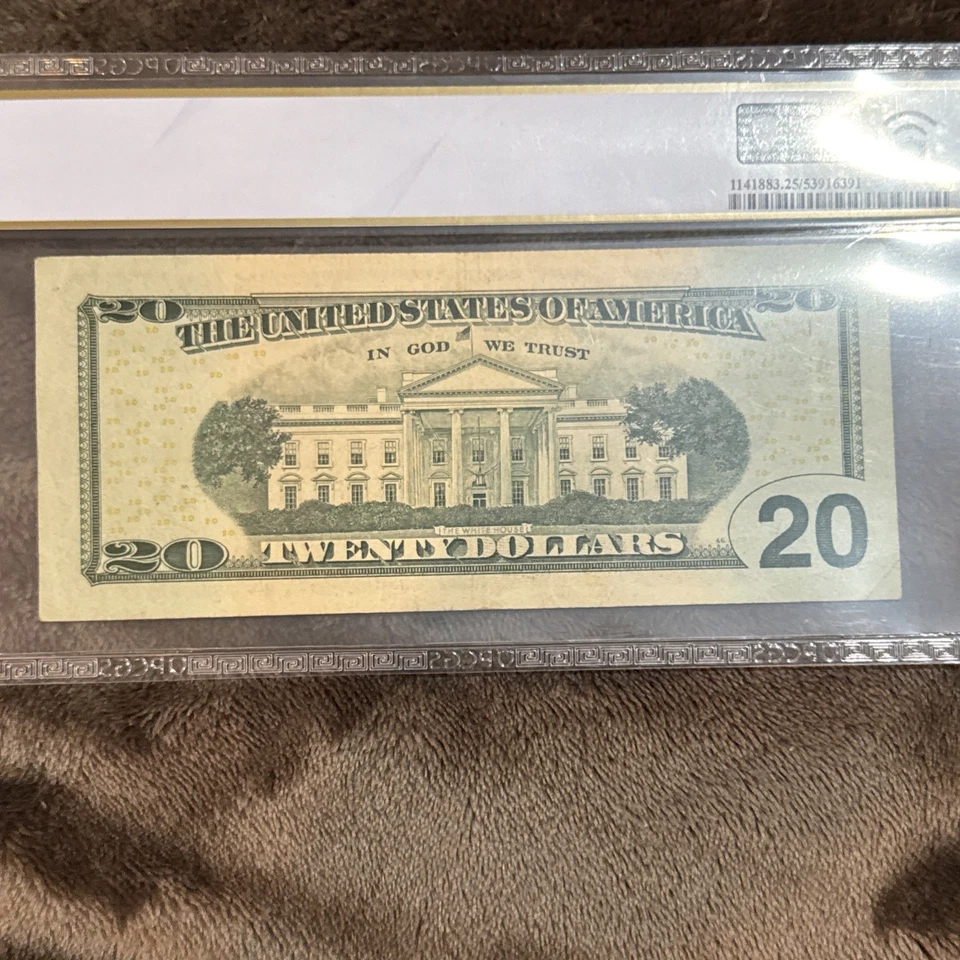 $20 2017A Federal Reserve Note Chicago Repeater Serial Number#57915791 - Image 4 of 4