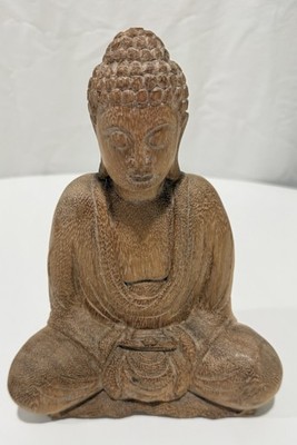 Hand Carved Wooden Buddha Statue 8 