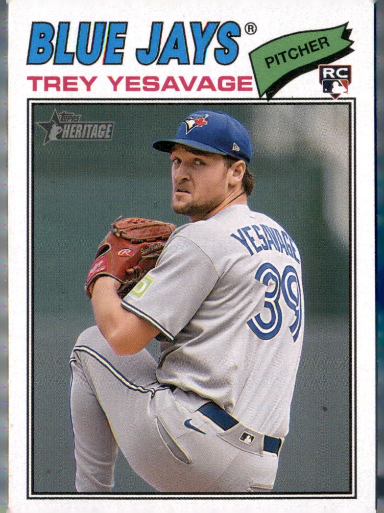 2026 Topps Heritage #245 Trey Yesavage