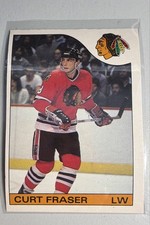 1985-86 O-Pee-Chee - Curt Fraser #3 Chicago Blackhawks