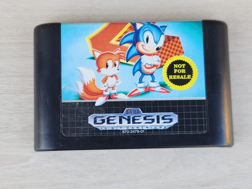 Sonic the Hedgehog 2 (Sega Genesis 1992)  Cartridge Only. Tested!