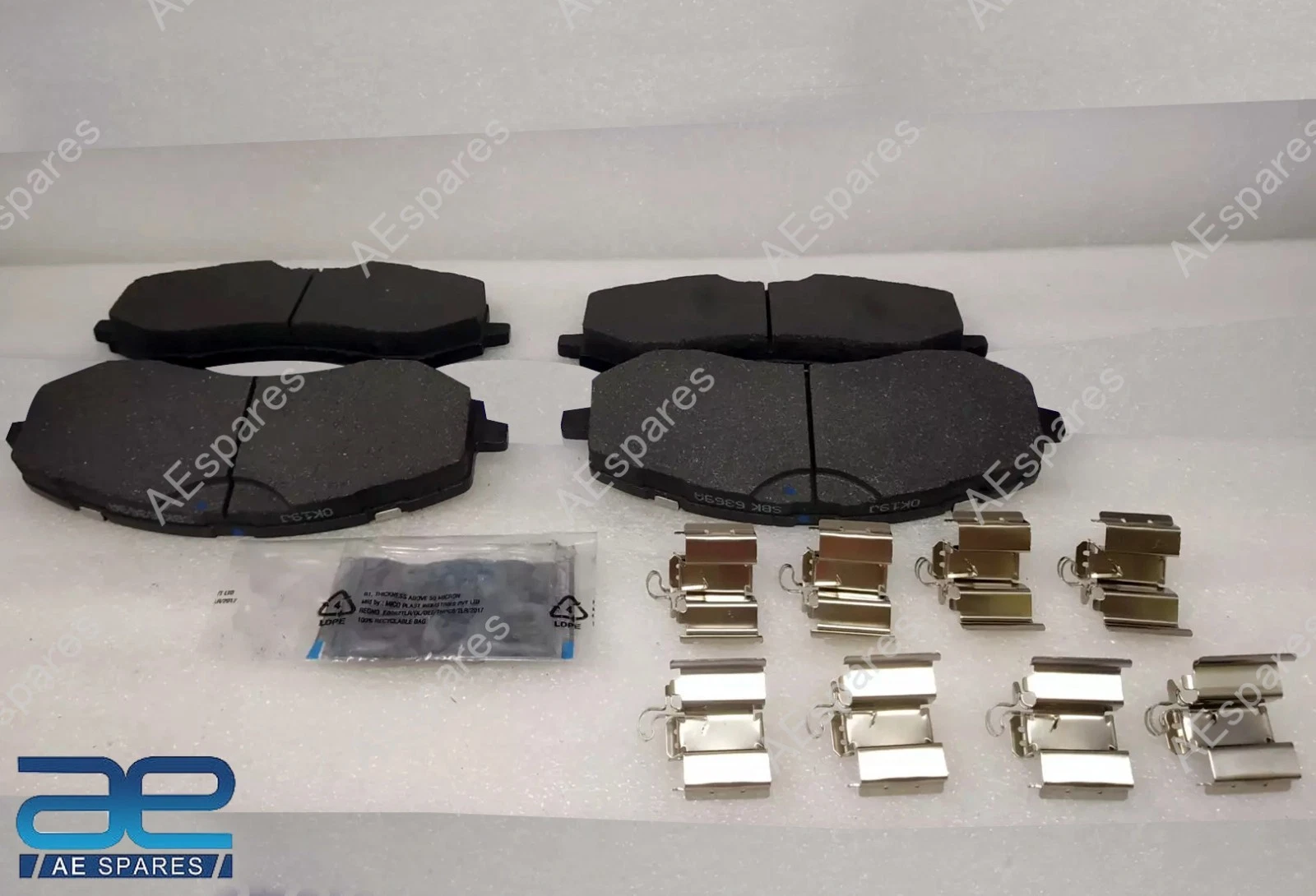 Front Brake Pad Assembly Kit For Mahindra Scorpio 2017-Now 0603BAB0015KT view 2