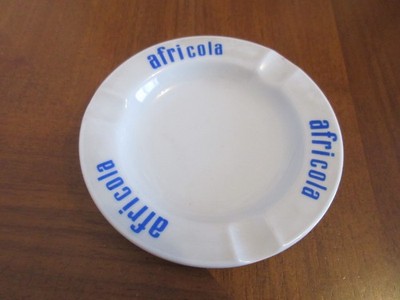 Old Afri Cola Porcelain Ashtray 
