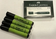 Faber-Castell Pitt Big Brush Artist Pens-[PACK OF 4] May Green 170