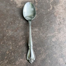 1881 Rogers Stainless Oneida ltd Arbor Rose Tablespoon Vintage Flatware