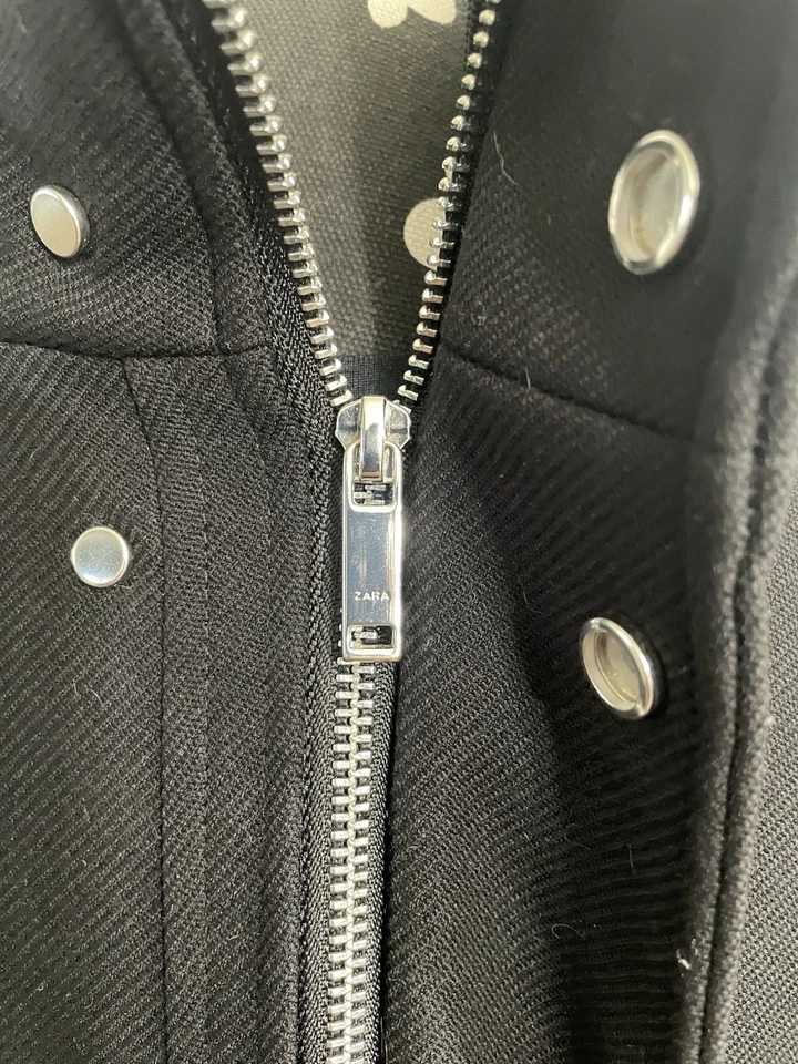 ZARA MEN'S COAT Black SIZE 44 - Image 4 of 4