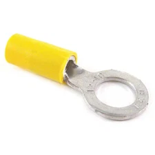 Sta-Kon 10Rc-6 Ring Terminal, #6 Stud Size, 10 Awg, 600 V, Vinyl Insulated,