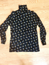 Vintage Disney Mickey  Co. Mickey Mouse All Over Print Turtleneck Size Adult M