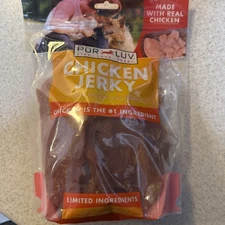 Pur Luv Chicken Jerky Dog Treats, Made with 100% Real Chicken Breast, 16 Ounces