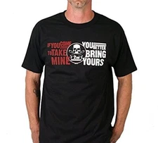 Hot Leathers Mens 2nd Amendment Black T-Shirt