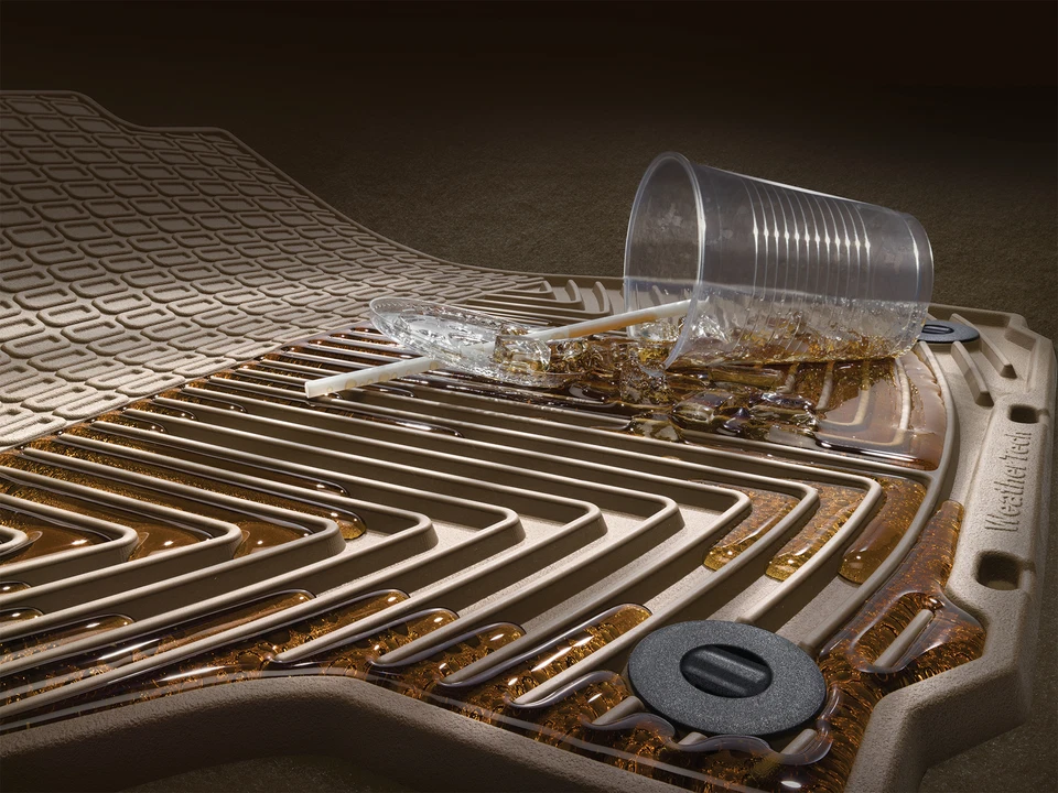 Alfombrillas WeatherTech para todo tipo de clima para Nissan Cube 2009-2014 tostadas Foto 4 de 4