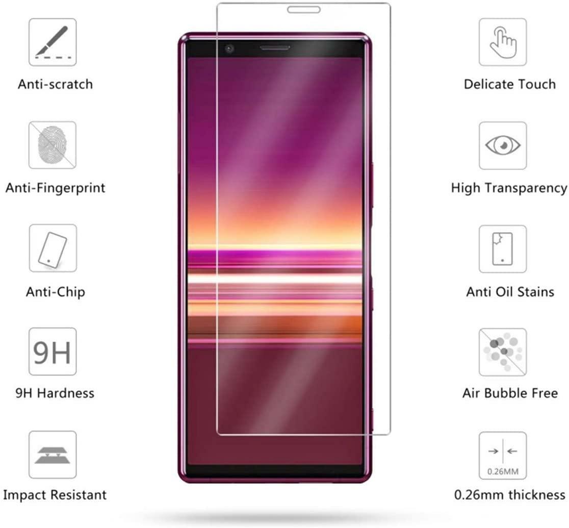 Upscreen Pellicola Protettiva Hybrid Glass Per Sony Xperia 10 II - Protezione 9H Made In Germany