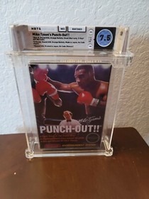 MIKE TYSON'S PUNCH OUT!! WATA 7.5 COMPLETE - GRADED WITH LETTER / NINTENDO (NES)