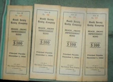 JB RFM 79915 Set of 4 $100 Bonds Colonial Trust Company Philadelphia from 1930 S