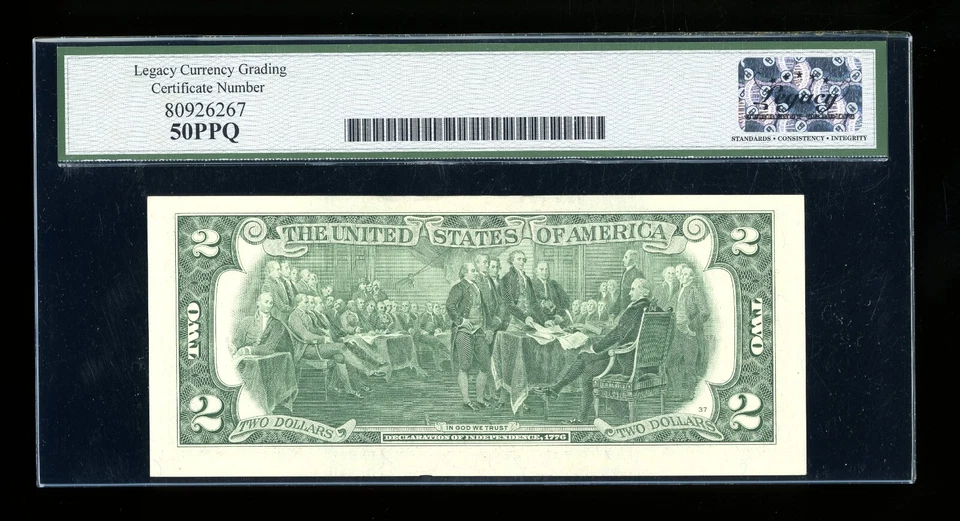 DBR 2013 $2 FRN San Francisco STAR Fr. 1940-L* Legacy AU-50 PPQ Ser # L03241097* - Image 2 of 2