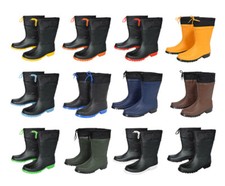 MADSea Herren Gummistiefel Regenstiefel Outdoor Sohle Gartenstiefel Halbschaft