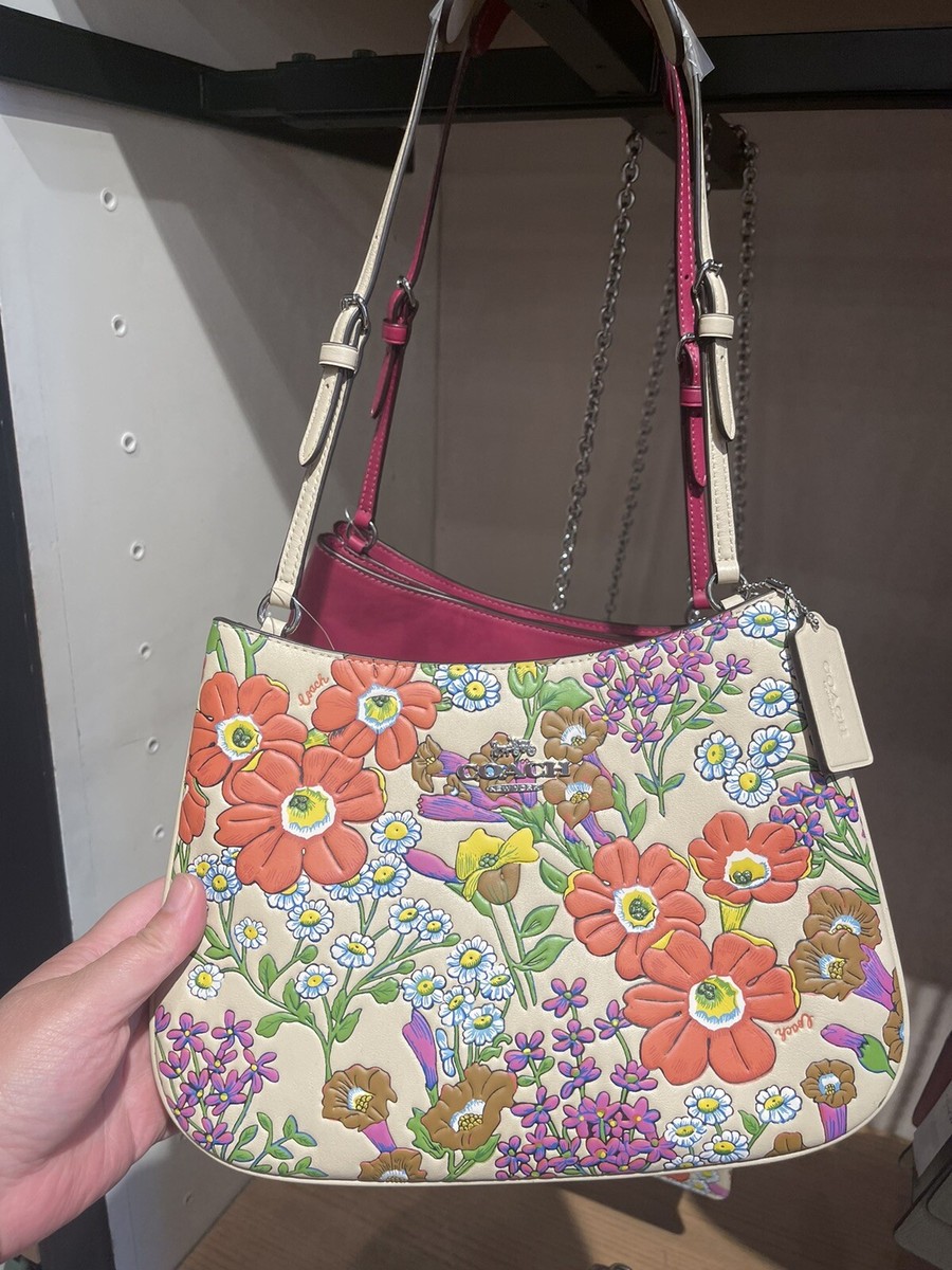 NWT Coach Penelope Shoulder Bag With Floral Print CR162 | eBay