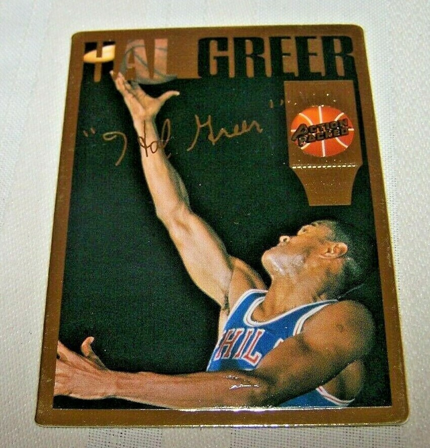 1994-95 Action Packed Gold Basketball Hall of Fame Hal Greer #28 HOF