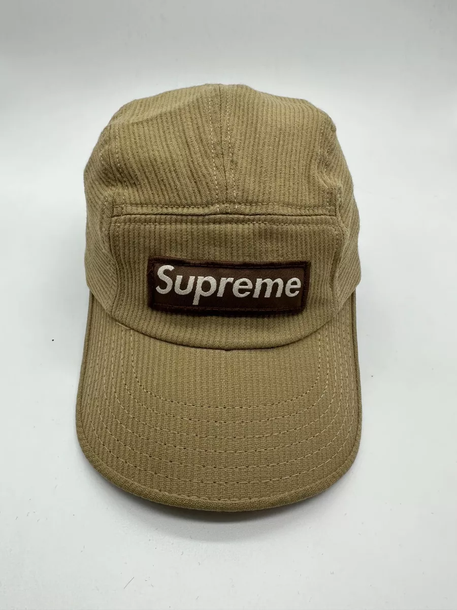 Supreme Herringbone Small Box Camp Cap-