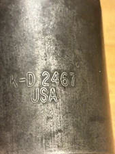 K-D Tools 2467 USA 1/2" Drive 4 Wheel Drive Axle Socket 4 Pin, 2 3/8" Dia KD2467