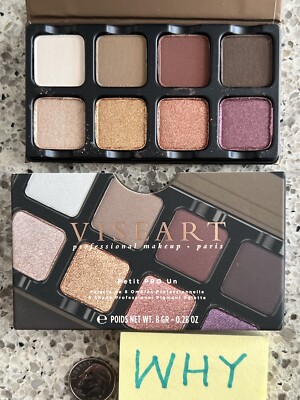 VISEART Petit PRO UN Eyeshadow Palette 8-Shade Pigment .28oz Full SIZE  RET $30