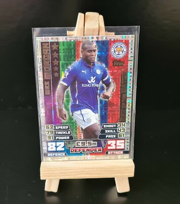 Topps Match Attax Wes Morgan Man Of The Match #376