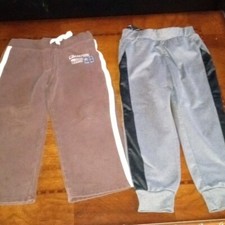 boys 5 joggers, brown gray