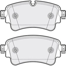 Apec Blue Brake Pads - Rear PD3776 - For selected Audi & Volkswagen vehicles