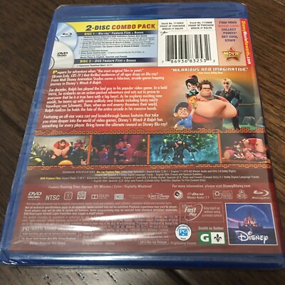 Wreck-It Ralph (Blu-ray/DVD, 2013, 2-Disc Set) 786936832532| eBay