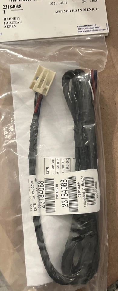 2014-2020 silverado Genuine GM Wiring Harness GM #23184088 with instructions - - Image 2 of 2