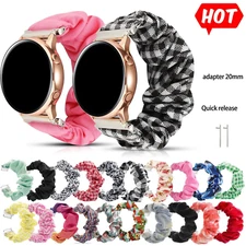Scrunchie Watch Band Strap For Samsung Galaxy Active 2 40/44mm / Watch 3 41mm