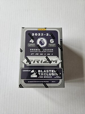 2022/23 Panini Prizm Premier League EPL Soccer 6-Pack Blaster Box Neu/OVP