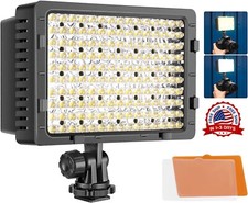 Luz de video LED, c mara port til Photo Light Panel Regulable para c mara DSLR
