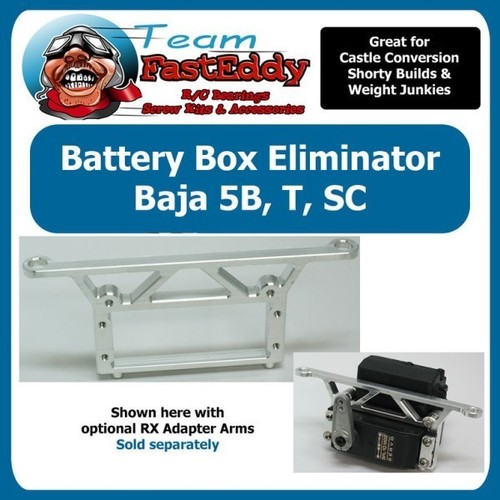 Team FastEddy HPI BAJA 5B 5T 5SC BATTERY BOX ELIMINATOR