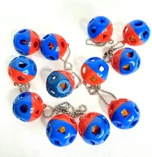 12 Tupperware keychains Shape O Ball