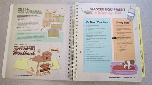 The Puppy Culture Workbook - 2021 - spiral bound - Picture 7 of 10