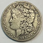 1903-S Morgan Dollar, Fine Circulated Coin, Store #DR0923