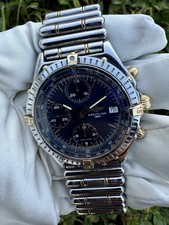 Breitling Chronomat A13047 Stainless Steel Blue Dial 39mm Mens Watch 2