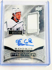 2022-23 UD Premier Rookie Patch Autographs #ARSF Samuel Fagemo /249 Kings